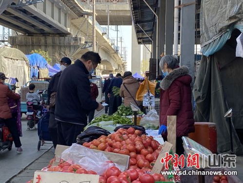 探访济南蔬菜批发市场 物价稳定 供菜充足